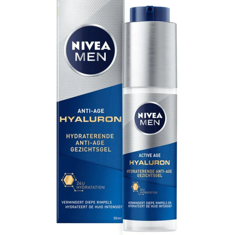 NIVEA MEN Active Ant-Age Hyaluron Hydraterende Gel 50ML