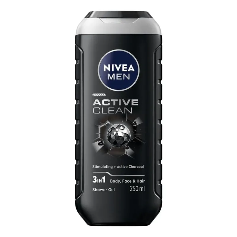 NIVEA MEN Active Clean 3-in-1 Douchegel 250 ML