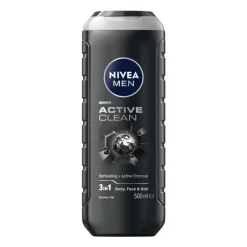 Heren NIVEA MEN Active Clean 3-in-1 Douchegel 500 ML