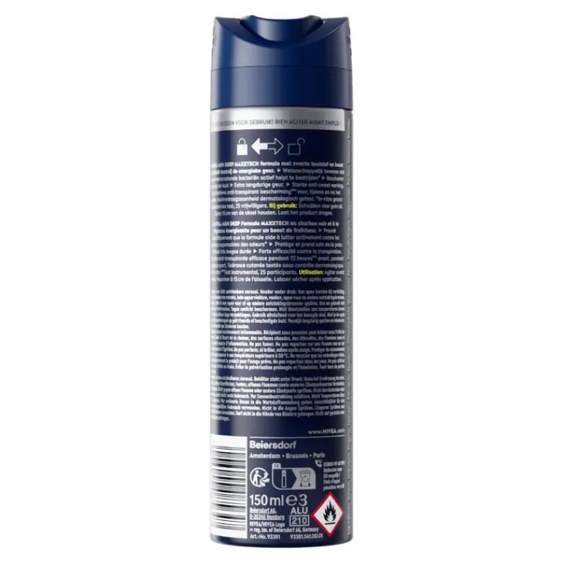 NIVEA MEN Deep Sport Deodorant Spray 150 ML