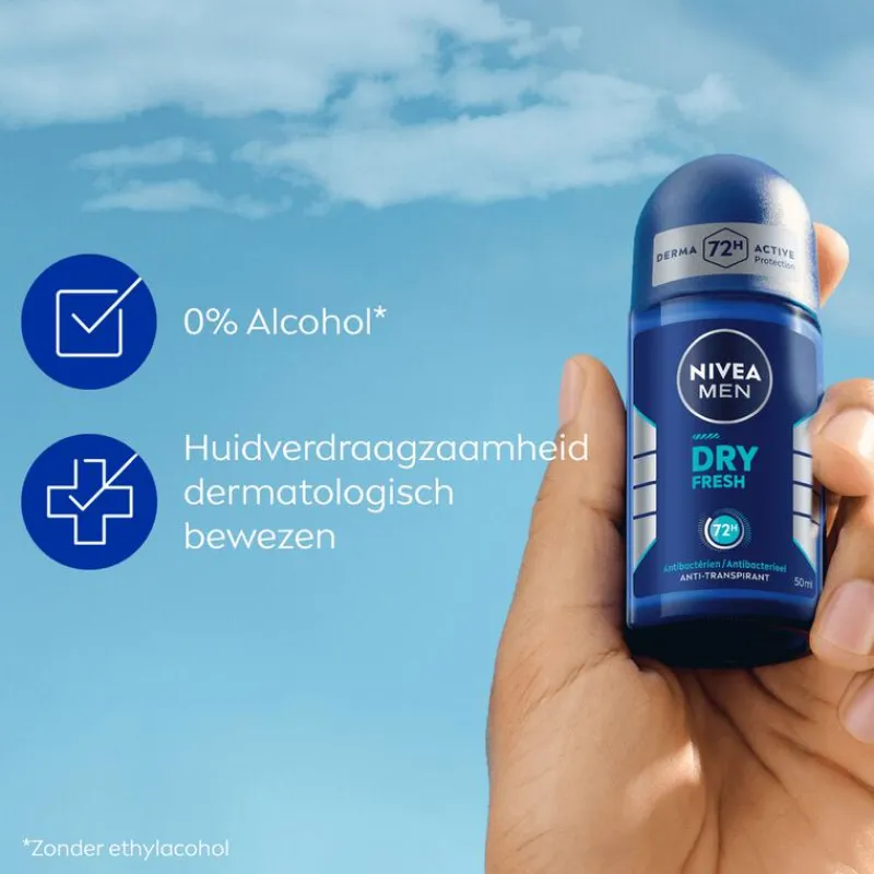 NIVEA MEN Dry Fresh Deodorant Roller 50 ML