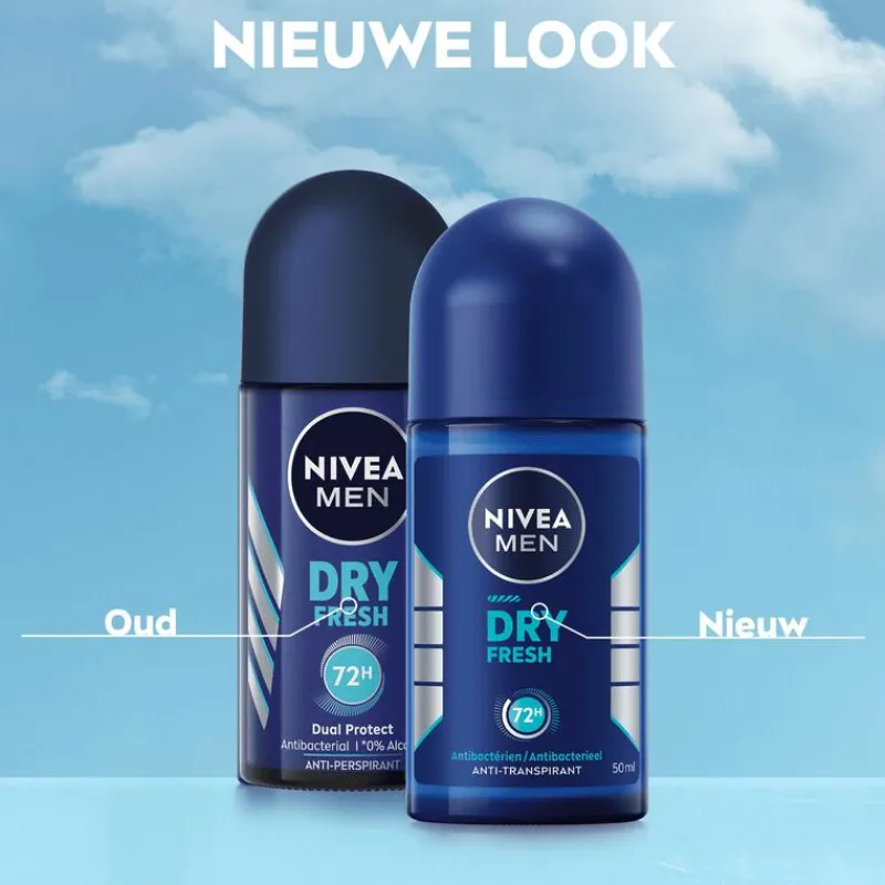 NIVEA MEN Dry Fresh Deodorant Roller 50 ML