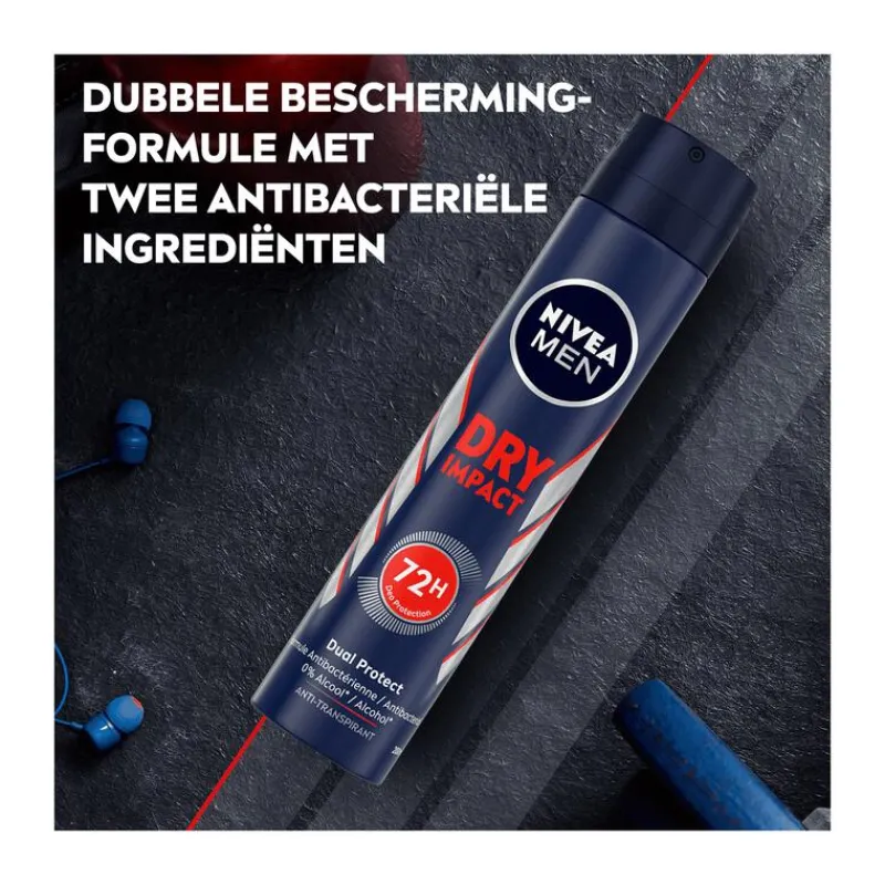 NIVEA MEN Dry Impact Deodorant Spray 200 ML