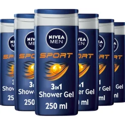 NIVEA MEN Sport Douchegel 250 ML Multipack 6 stuks