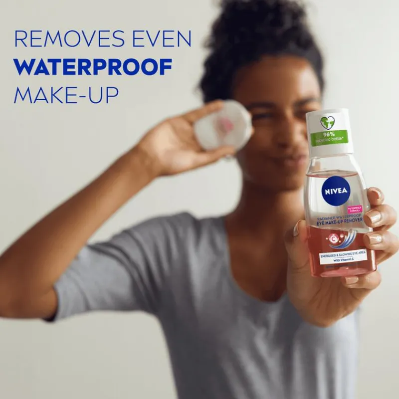 NIVEA Oogmake-up Remover Radiance Waterproof 125 ML