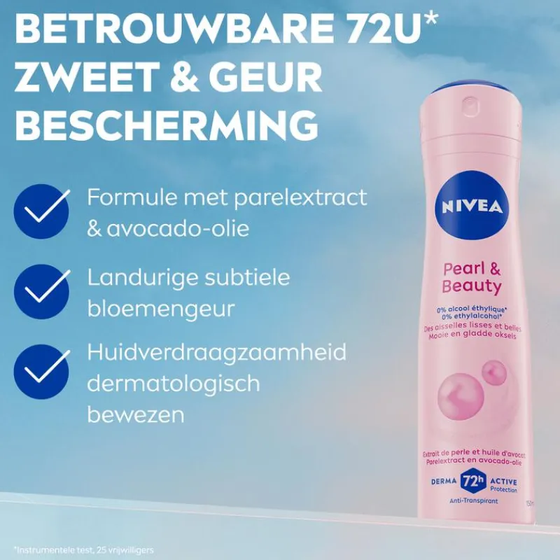 NIVEA Pearl & Beauty Deodorant Spray 150 ML