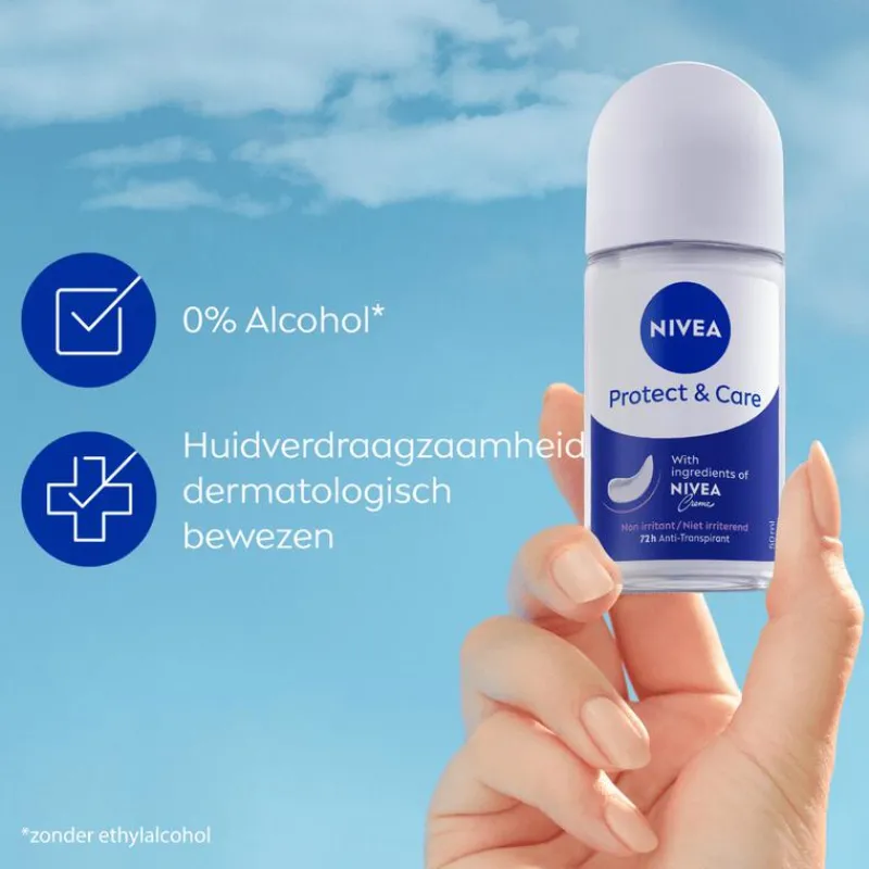 NIVEA Protect & Care Deodorant Roller 50 ML