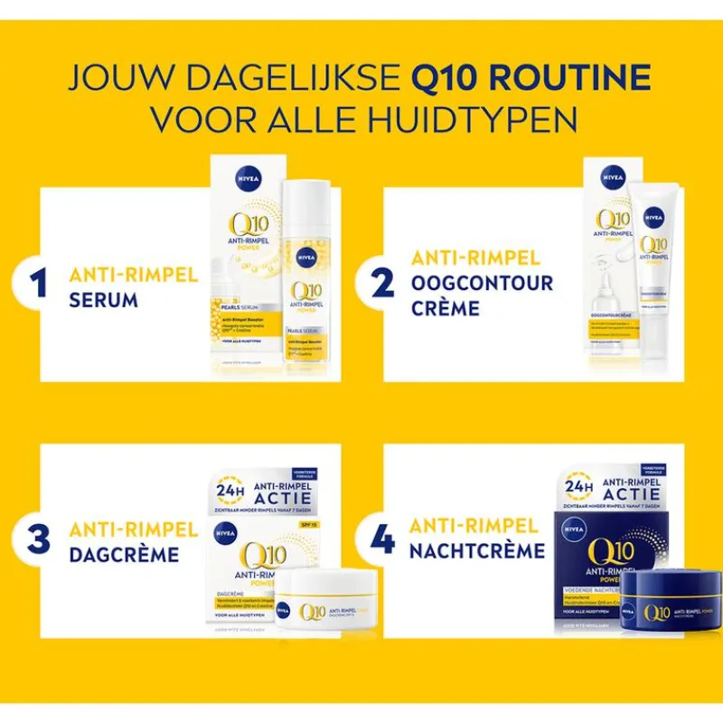 NIVEA Q10 Power Anti-Rimpel Nachtcrème 50 ML