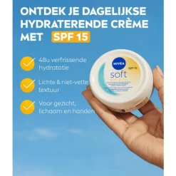 NIVEA Soft Daily UV Bodycrème SPF 15 200 ML