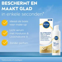 NIVEA SUN UV Face 2in1 Primer Serum SPF 50+ 30 ML