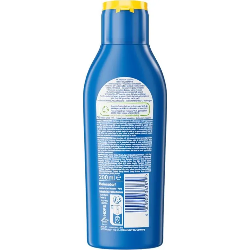 NIVEA SUN Zonnebrand Protect & Hydrate Zonnemelk SPF50+ 200 ML