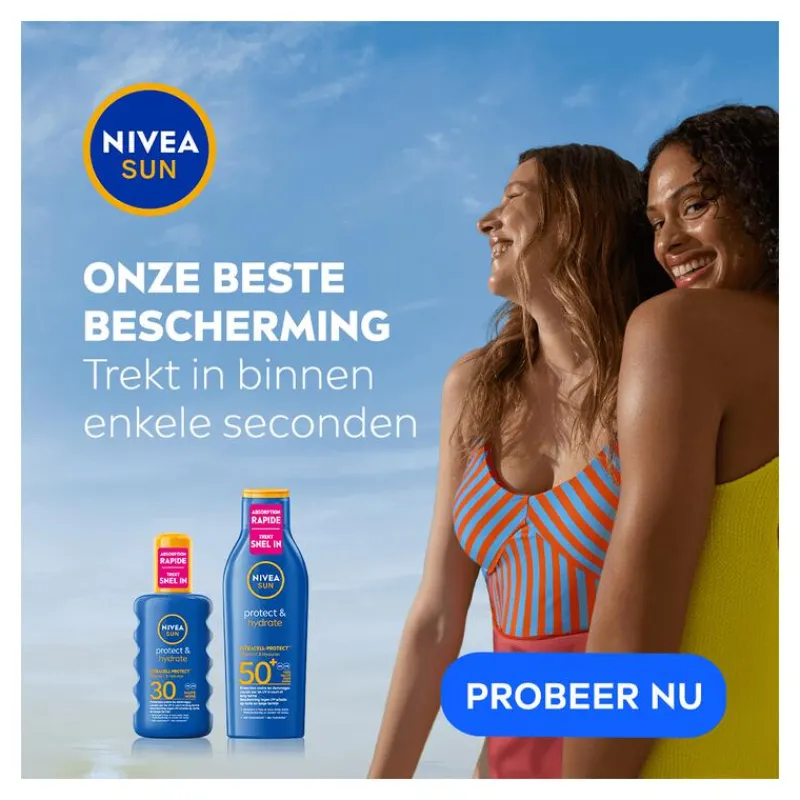 NIVEA SUN Zonnebrand Protect & Hydrate Zonnemelk SPF30 200 ML