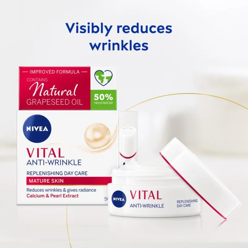 NIVEA Vital Anti-Rimpel Extra Versterkende Dagcrème 50 ML