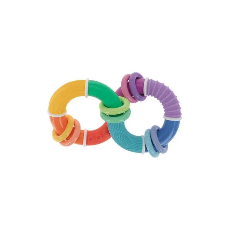 Nuby Draai- en rammelspeeltje met ringen 6M+