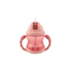 Nûby Nuby Flip-It Antilekbeker Handvaten Roze 12 Maanden