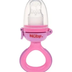Nuby Siliconen Nibbler - 6m+ - Roze