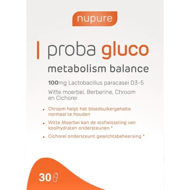 Nupure Proba Gluco Capsules 30 stuks