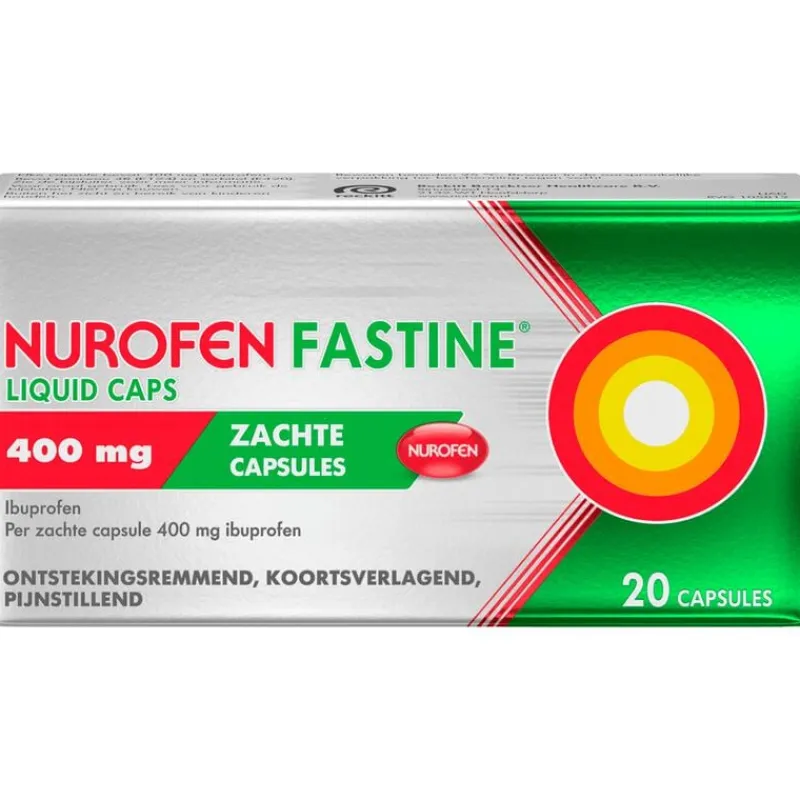 Nurofen Fastine Liquid Caps 400 mg