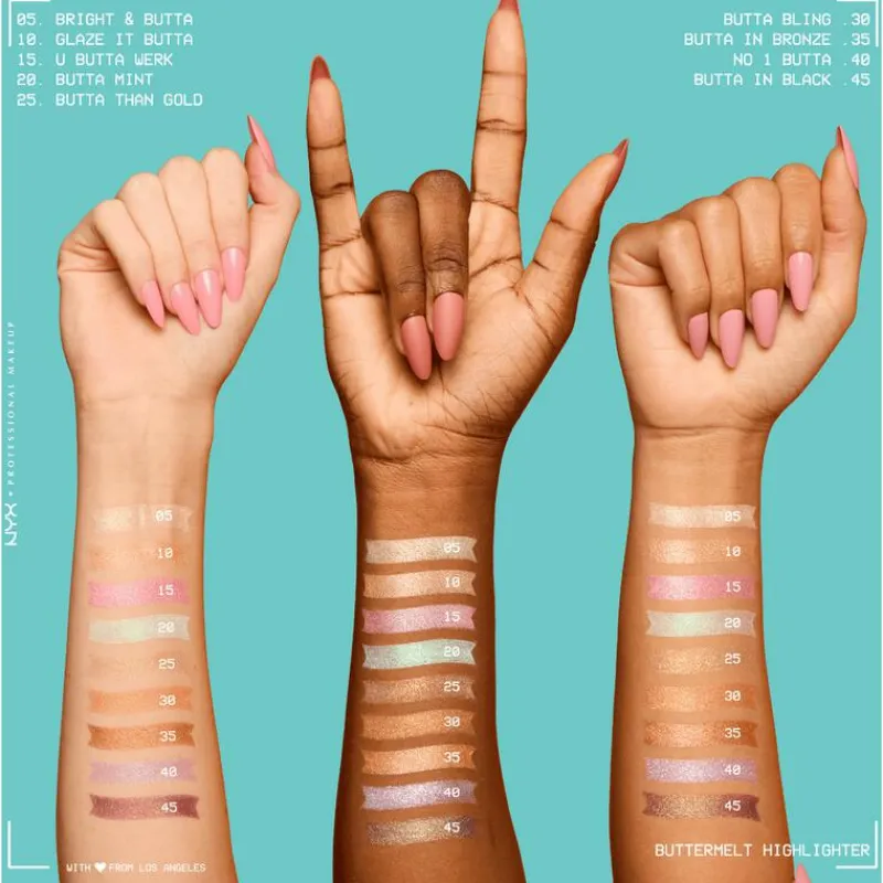 NYX Professional Makeup Buttermelt Highlighter 40 NO 1 BUTTA