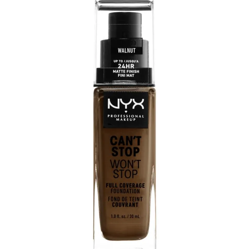 NYX Professional Makeup Can't Stop Won't Stop Foundation Walnut CSWSF2