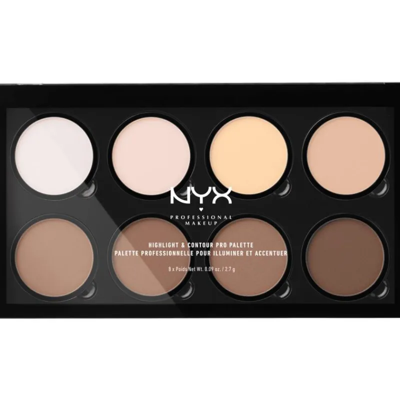 NYX Professional Makeup Highlight & Contour Pro Palette HCPP01
