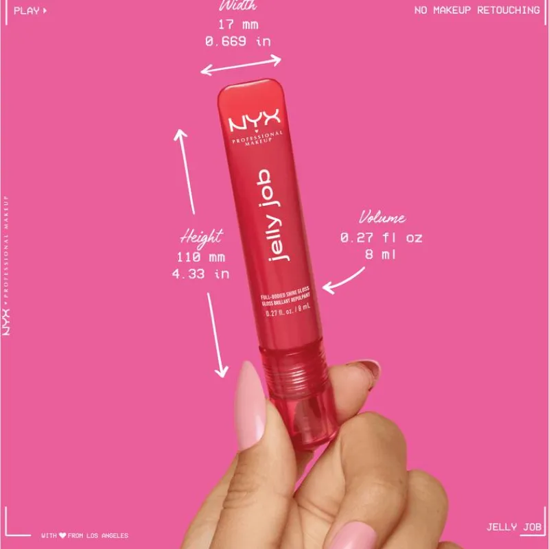 NYX Professional Makeup Jelly Job Lipgloss 16 Jellybean Bruin