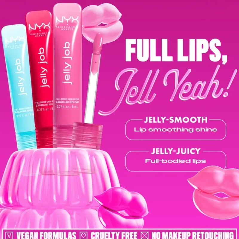NYX Professional Makeup Jelly Job Lipgloss 06 Jelly Filled Rood