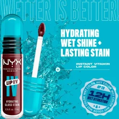 NYX Professional Makeup Lip IV Hydraterende Lipgloss Mauve N Moist