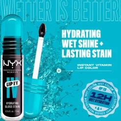 NYX Professional Makeup Lip IV Hydraterende Lipgloss Grape Gushin