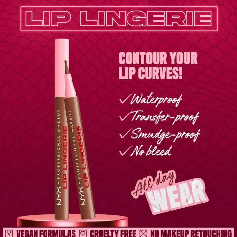 NYX Professional Makeup Lip Lingerie Liner Stain 06 Up To No Good 06 Bruin