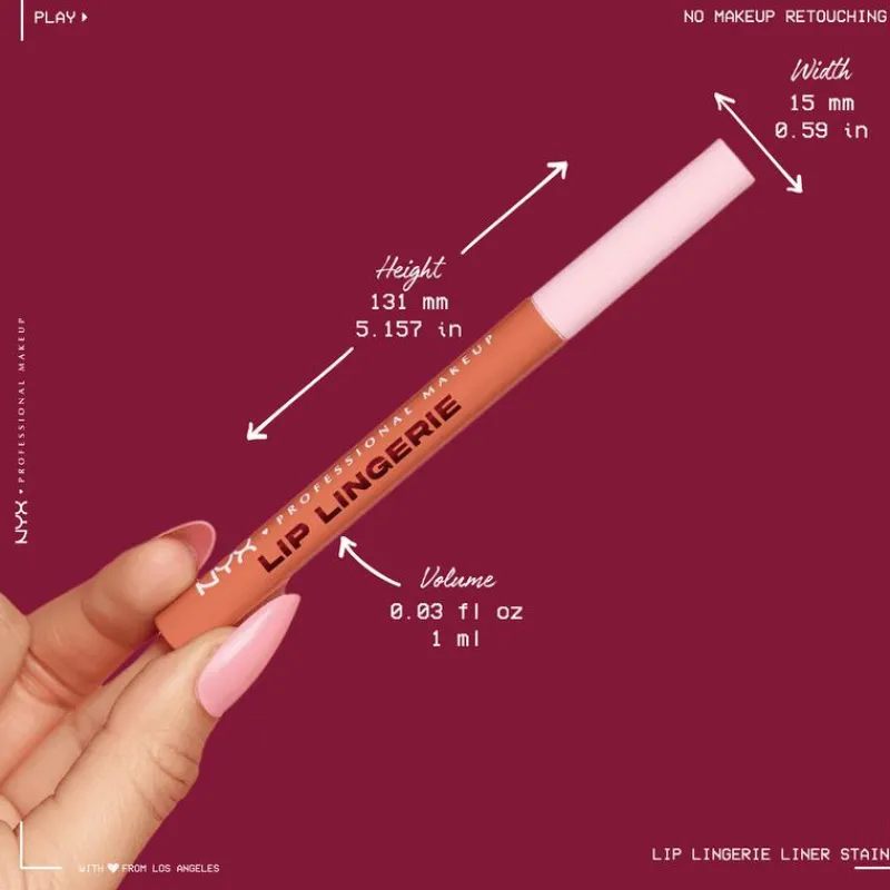 NYX Professional Makeup Lip Lingerie Liner Stain 06 Up To No Good 06 Bruin