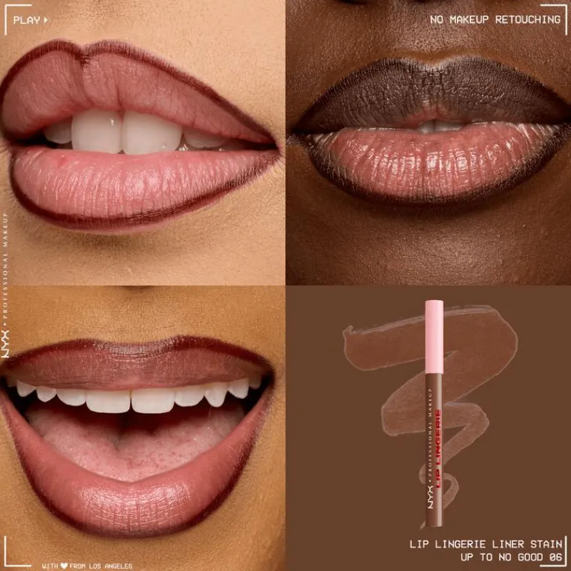 NYX Professional Makeup Lip Lingerie Liner Stain 06 Up To No Good 06 Bruin