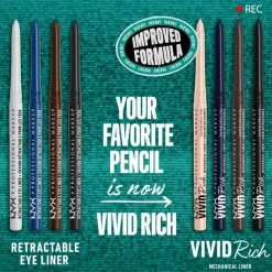NYX Professional Makeup Vivid Rich Mechanical Pencil Sapphire Bling