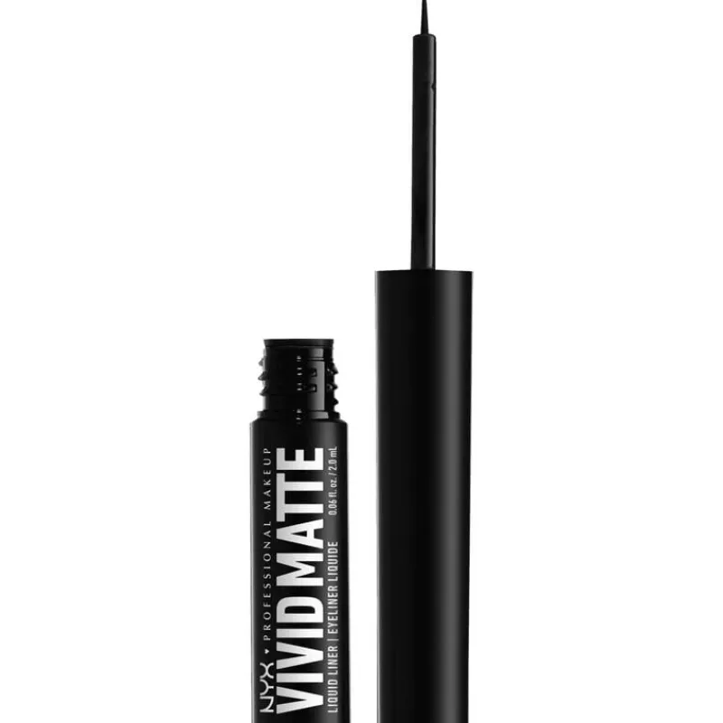 NYX Professional Makeup Vivid Matte Liquid Eyeliner Zwart