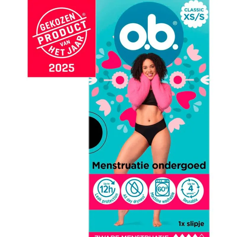 OB o.b.® Herbruikbaar Menstruatie Ondergoed XS/S