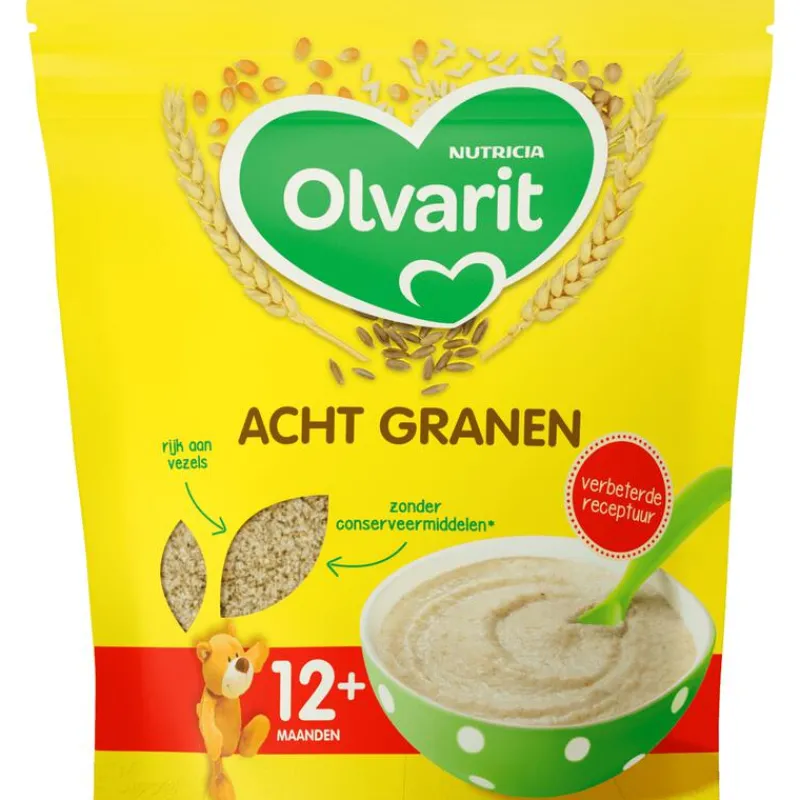 Olvarit Acht Granen Babypap 12 maanden