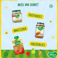 Olvarit Doperwten Babyhapje 4+ maanden 125 GR