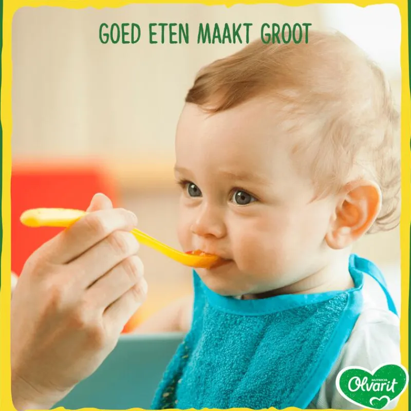 Olvarit Spinazie Kip Aardappel Babyhapje 12+ maanden 250GR