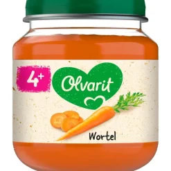 Olvarit Wortel Babyhapje 4+ maanden 125 GR