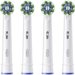 Oral-B Cross Action Opzetborstels Wit - 4 Stuks