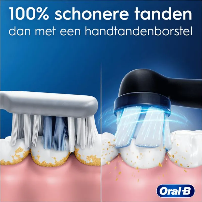 Oral-B iO 2 Duo Zwart & Roze 2 Elektrische Tandenborstels
