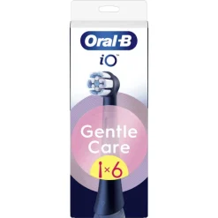 Oral-B iO Gentle Care Opzetborstels Zwart 6 Stuks