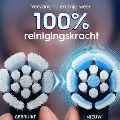 Oral-B iO Gentle Care Opzetborstels Zwart 6 Stuks