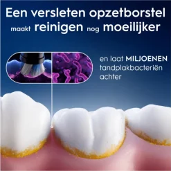 Oral-B iO Gentle Care Opzetborstels Zwart 4 Stuks