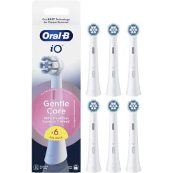 Oral-B iO Gentle Care XXL Wit Opzetborstels - 6 Stuks