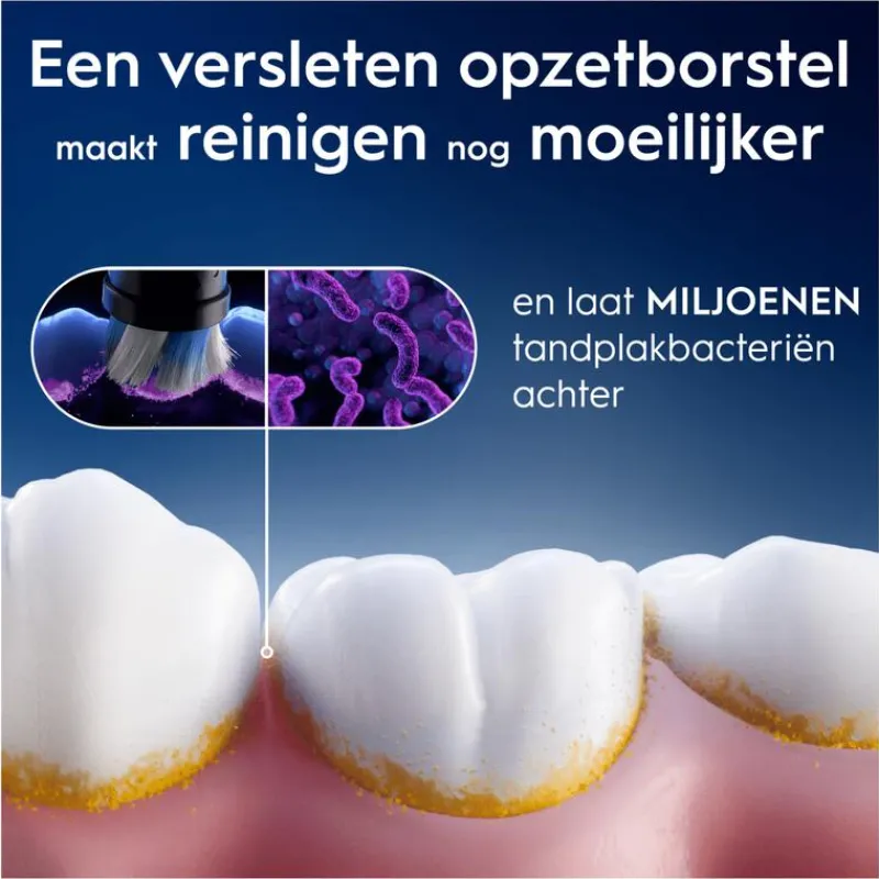 Oral-B iO Radiant White Opzetborstels Wit 2 Stuks