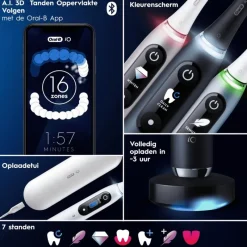 Oral-B iO 9S Zwart Elektrische Tandenborstel By Braun