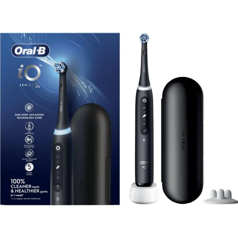 Oral-B iO 5S Zwart Elektrische Tandenborstel