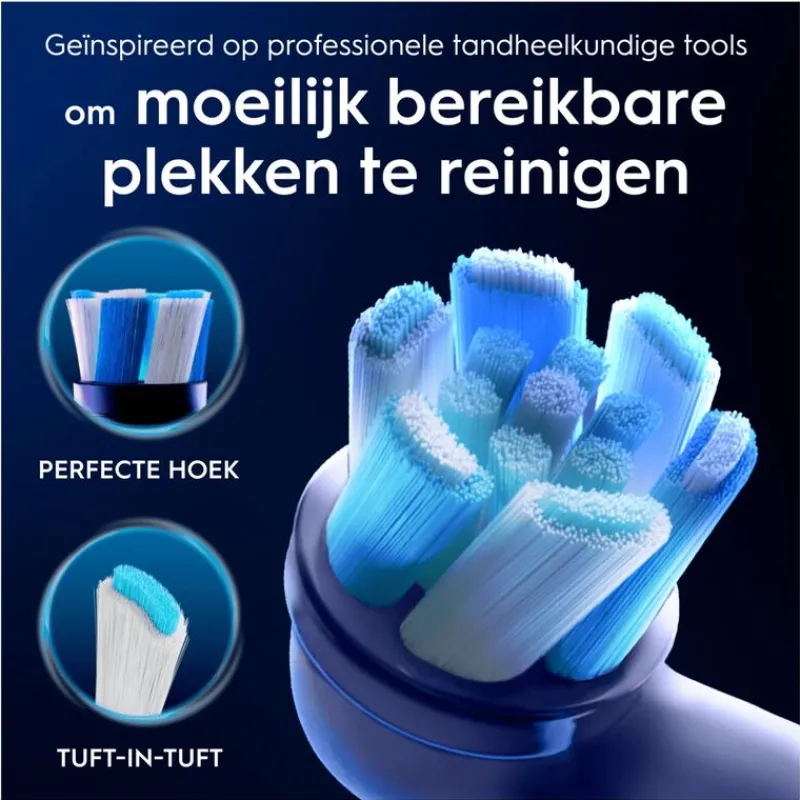 Oral-B iO Ultimate Clean Opzetborstels Wit 2 Stuks