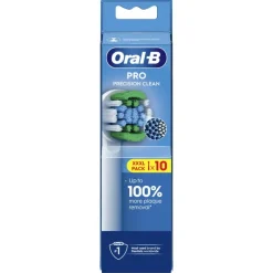 Oral-B Precision Clean Opzetborstels Wit - 10 Stuks